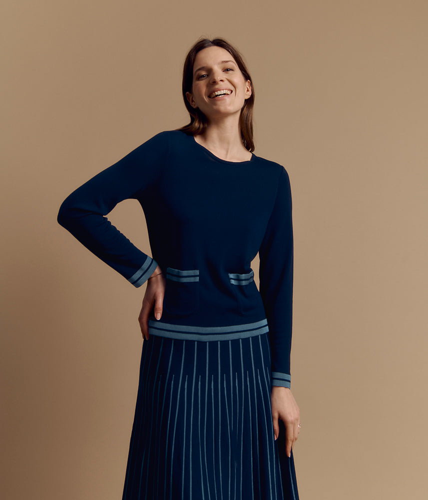 Pull boite maille ASTRE/84248/886