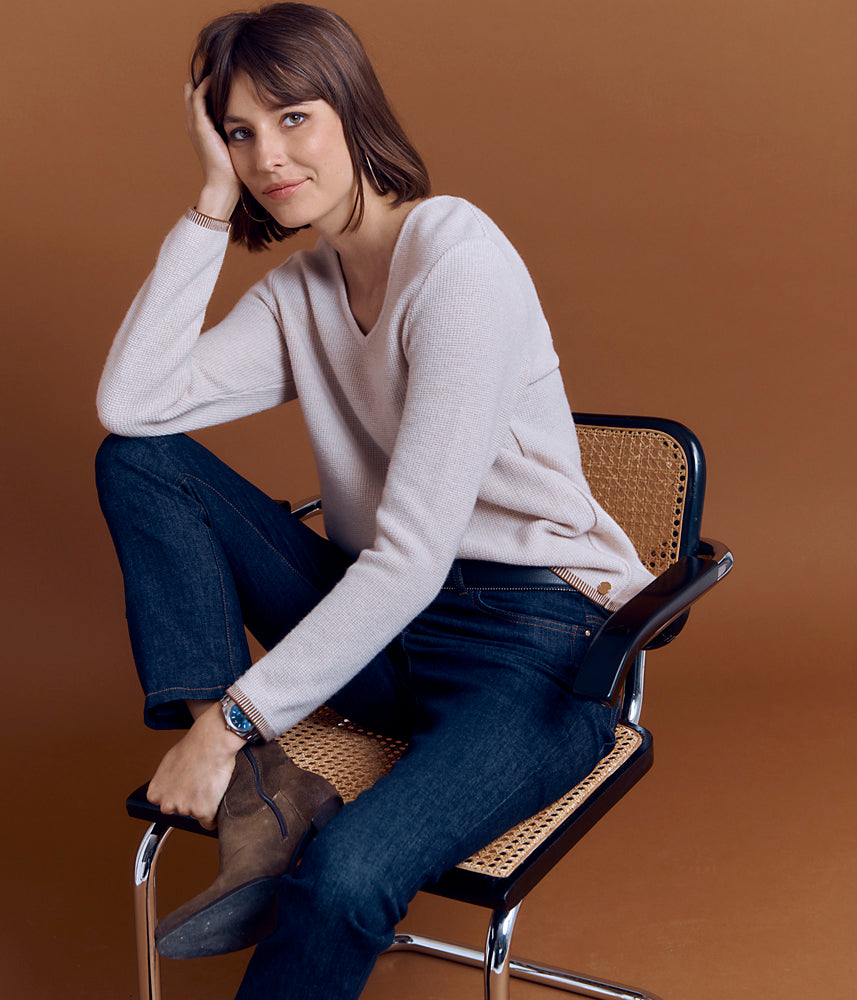 Merino wool and cashmere knitted sweater AVATAR/84129/781
