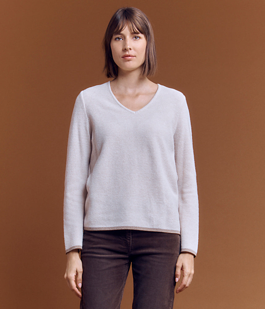 Merino wool and cashmere knitted sweater AVATAR/84129/781