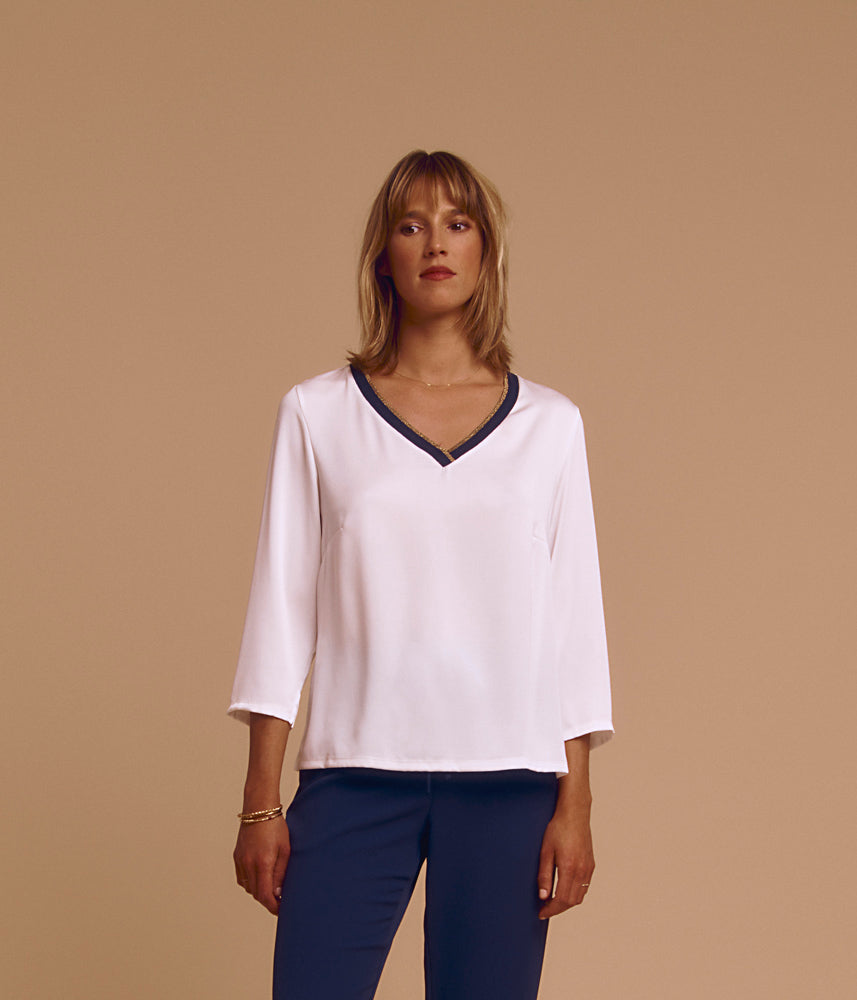 Top de crepé CHARLESTON/85245/003