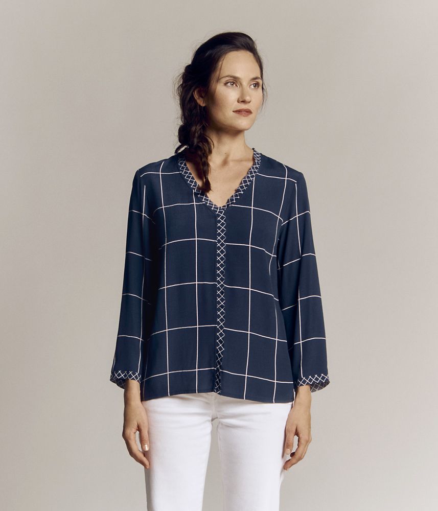Blouse à carreaux CINDYLI/81289/636