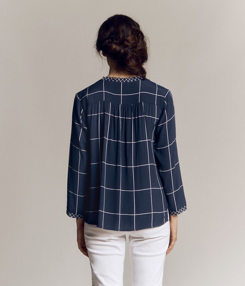 Blouse à carreaux CINDYLI/81289/636