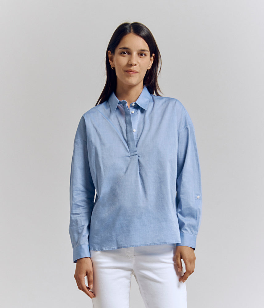 Camisa punta a punta algodón CIUMA/83077/265