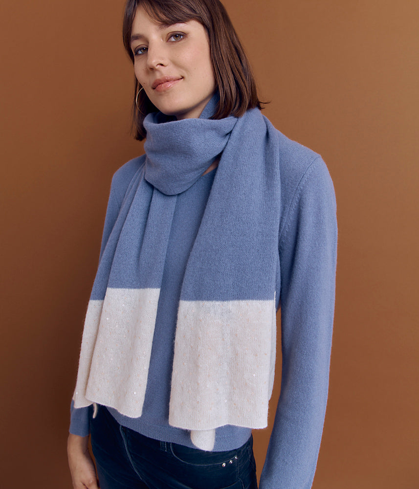 Cashmere scarf EMELINETTE/84107/891