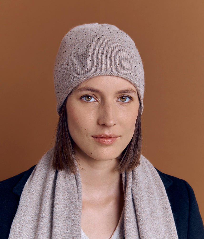 Snood et bonnet femme Ardoise Nora