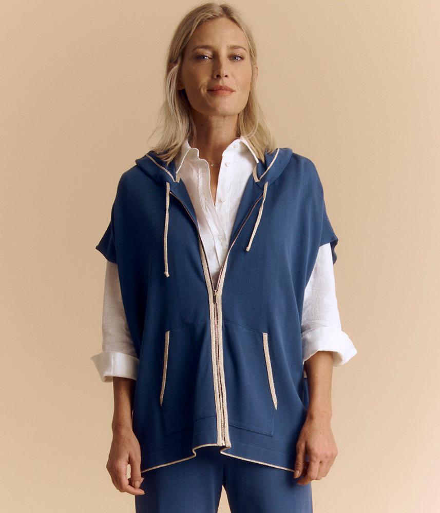 Oversize knit cardigan in stretch viscose jersey GAPPLE85/85179/881