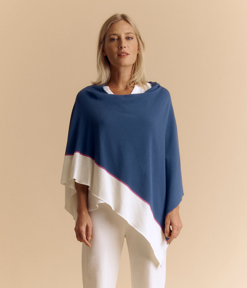 Knit cape in stretch viscose jersey GIRLYONY/85287/881