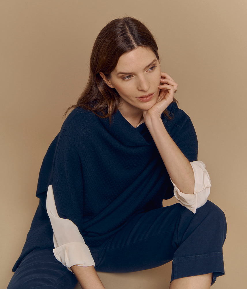 Capa de punto merino GLOIRE/84249/317