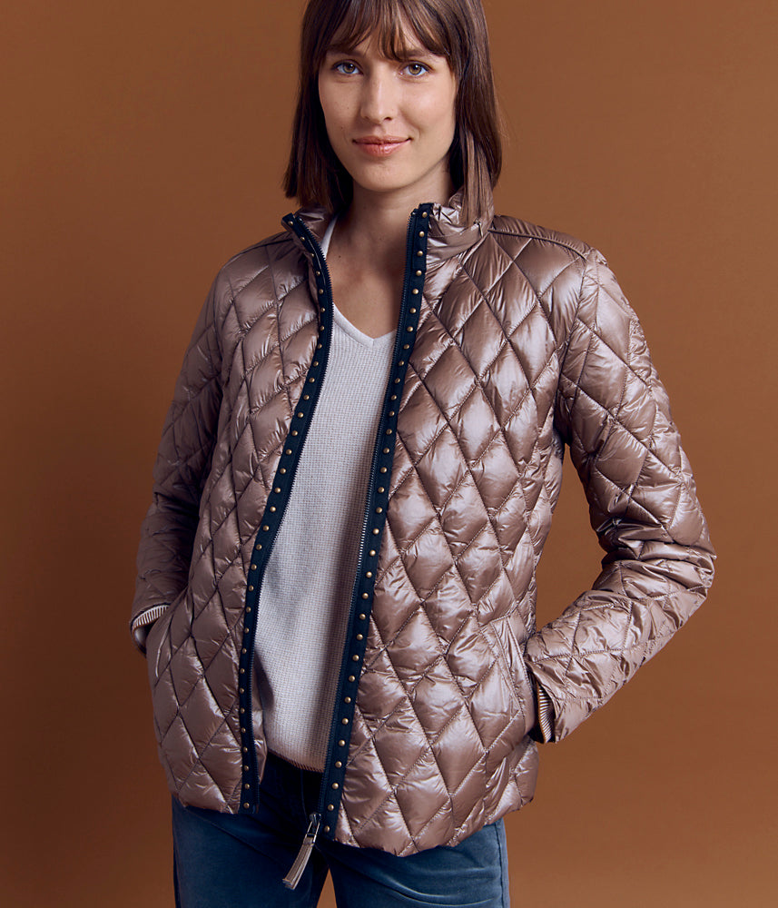 Short down jacket MACADAMIA/84155/013