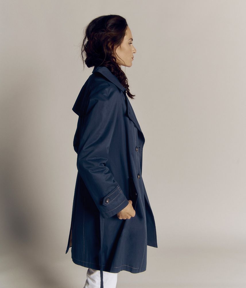 Trench coat with large collar MATHIEU/77287/317