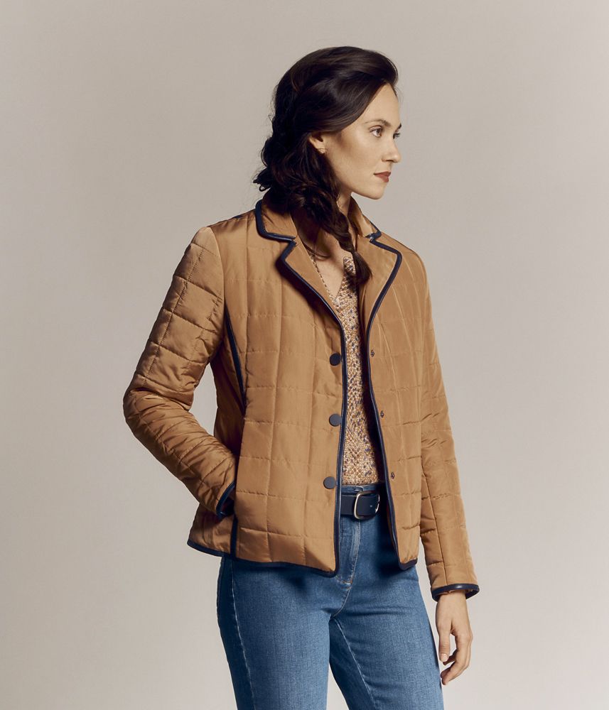 Quilted down jacket MAXI/81114/042