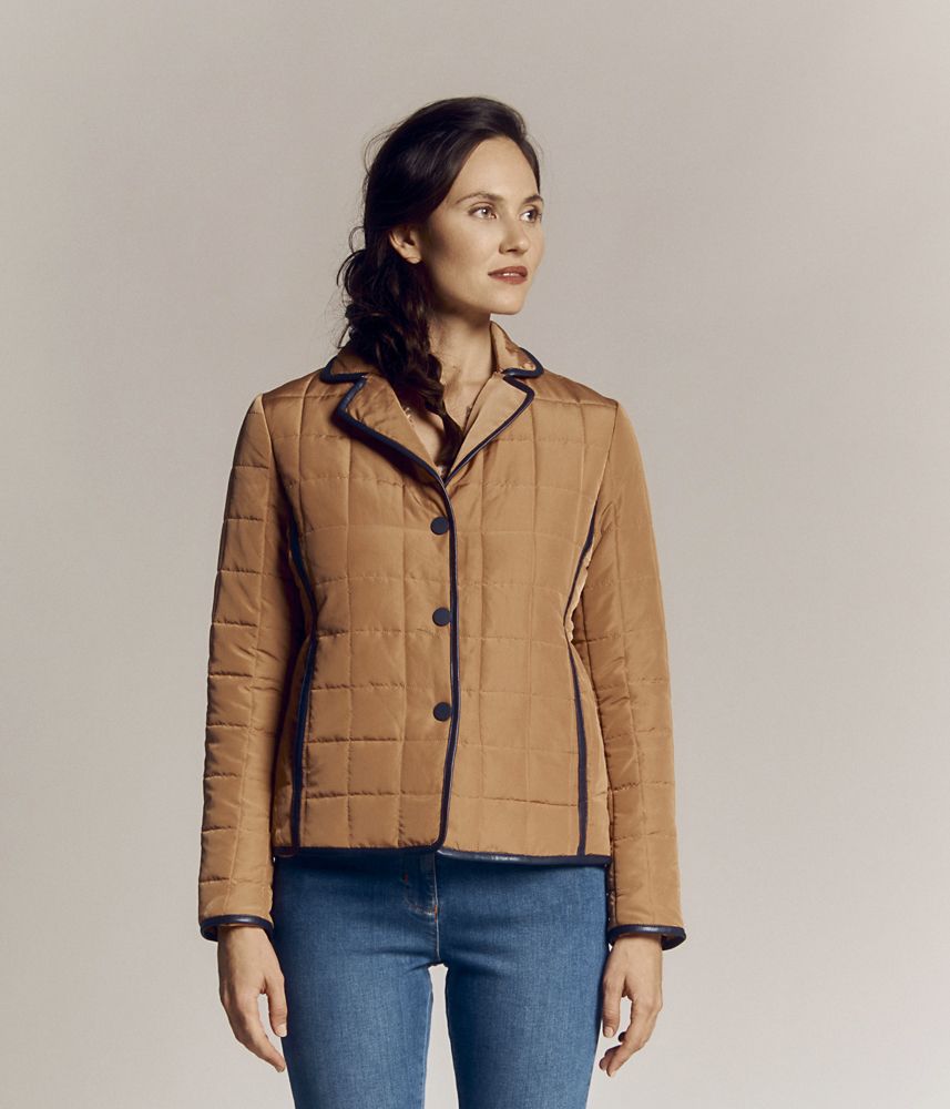 Quilted down jacket MAXI/81114/042