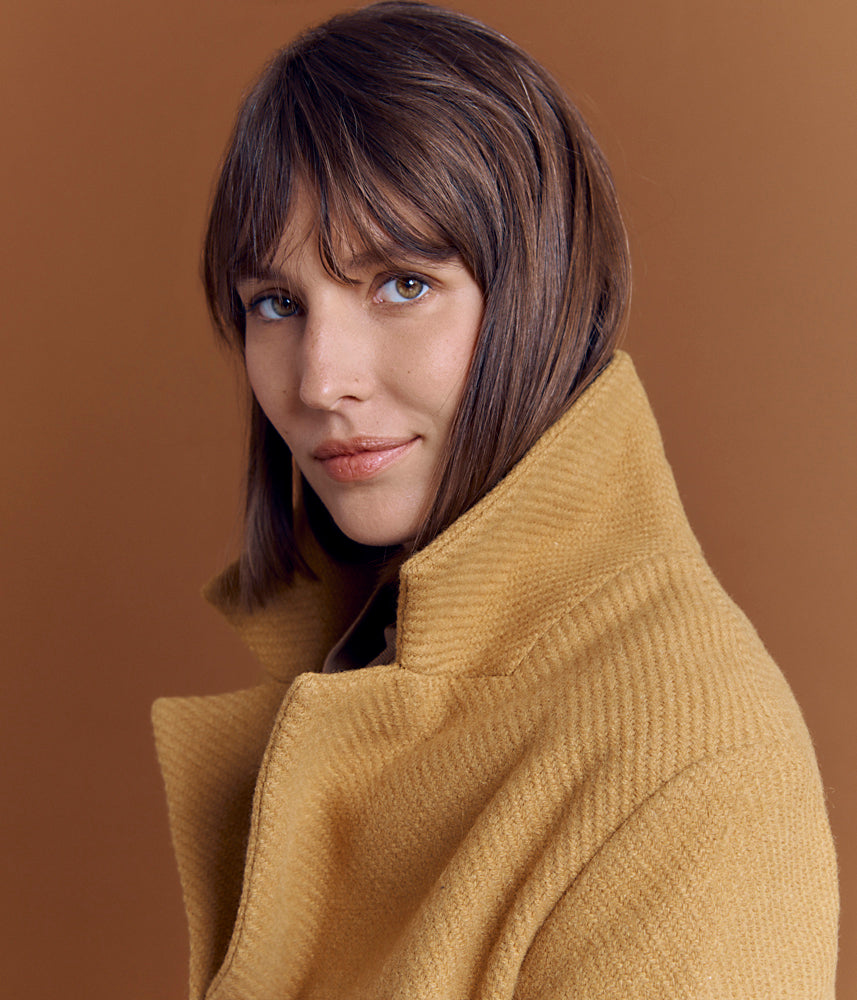 Mid-length wool coat MIMOSA/84139/156