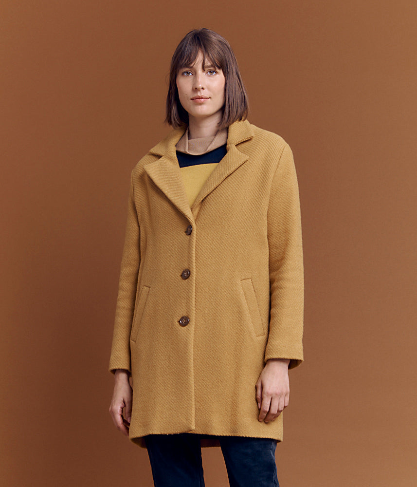 Mid-length wool coat MIMOSA/84139/156