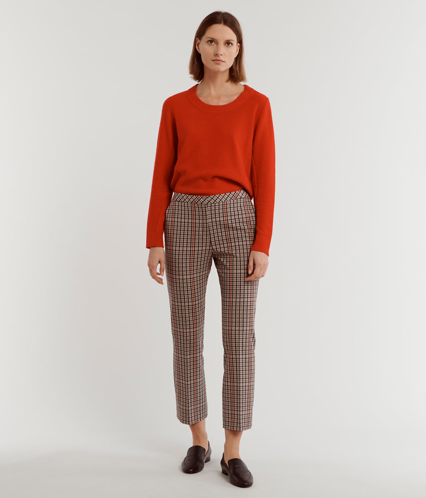 Pantalon en gabardine stretch écologique PADELTA/78094/538