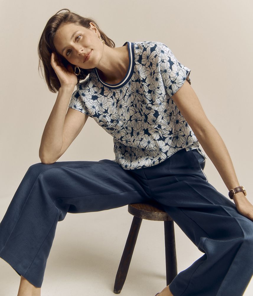 Pantalon droit envers satin PALISTAR/81210/317