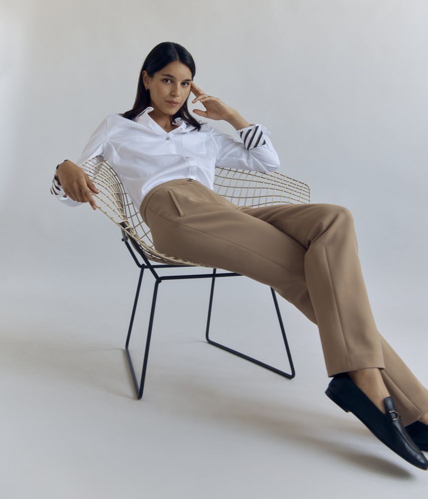 Pantalon en double toile stretch écologique PICADUP78/78105/048