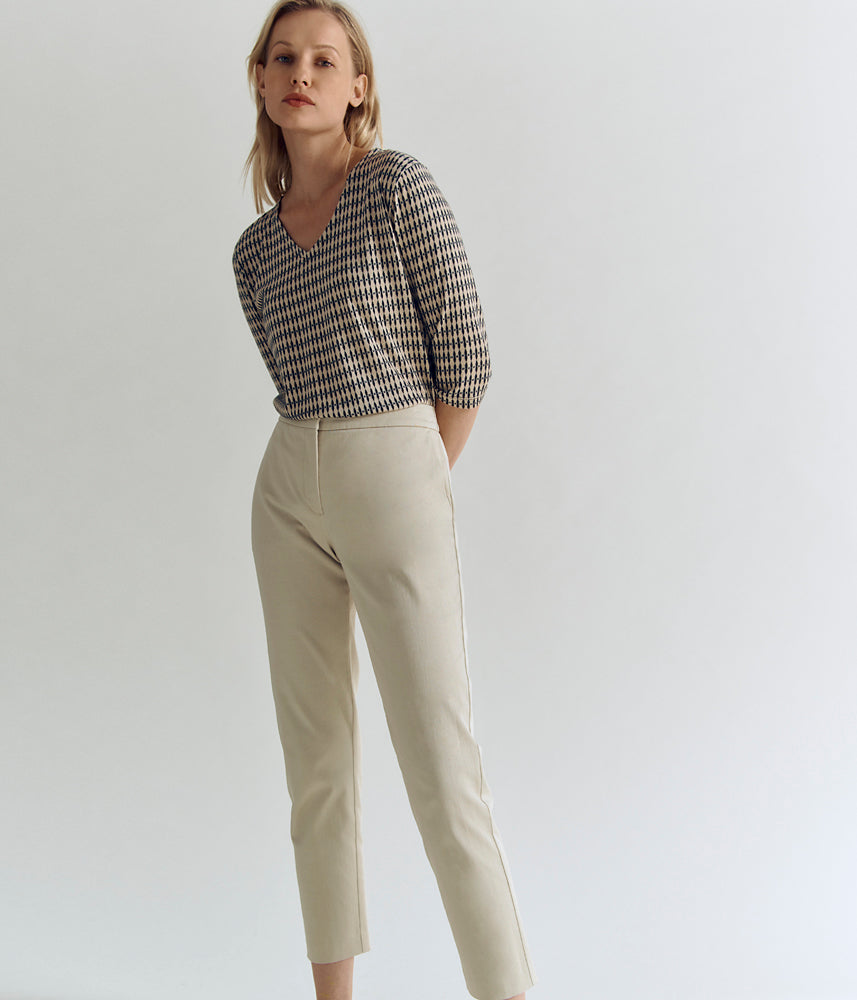 7/8th trousers in stretch cotton PICOLINO83/83197/017