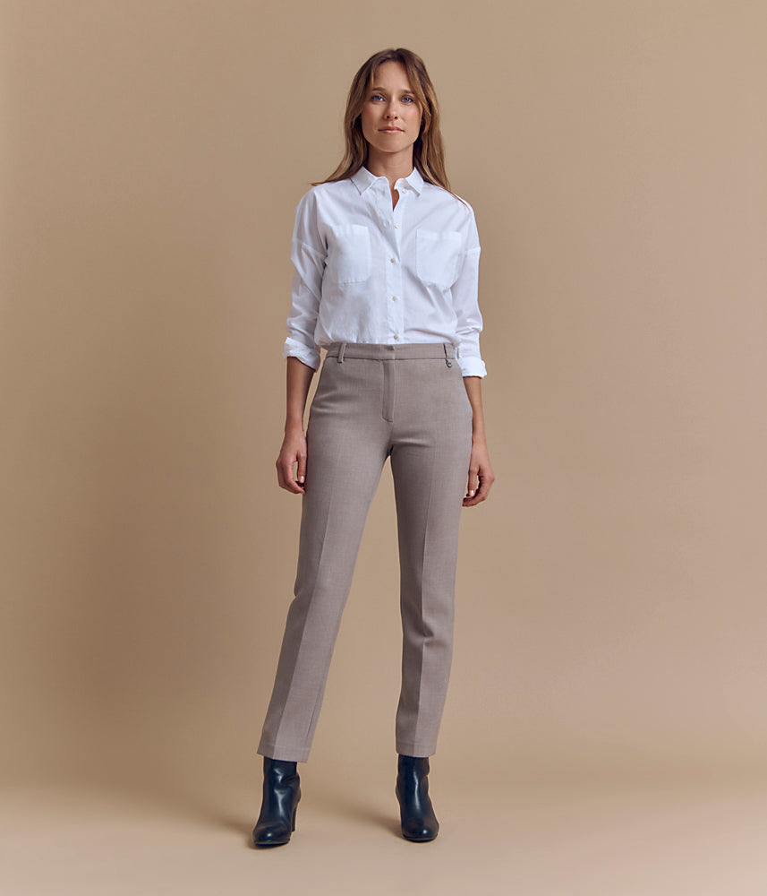 Pantalon pli cassé POUDUP/84150/008