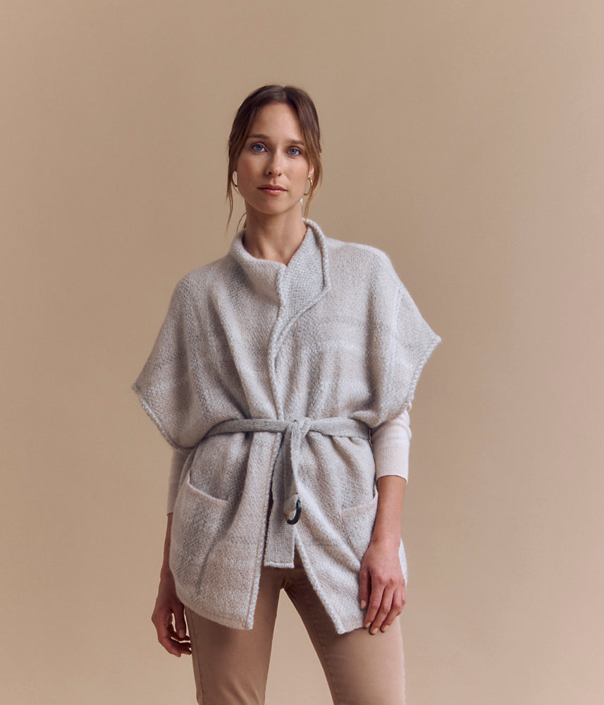 VIRTUAL mohair kimono jacket/84032/781