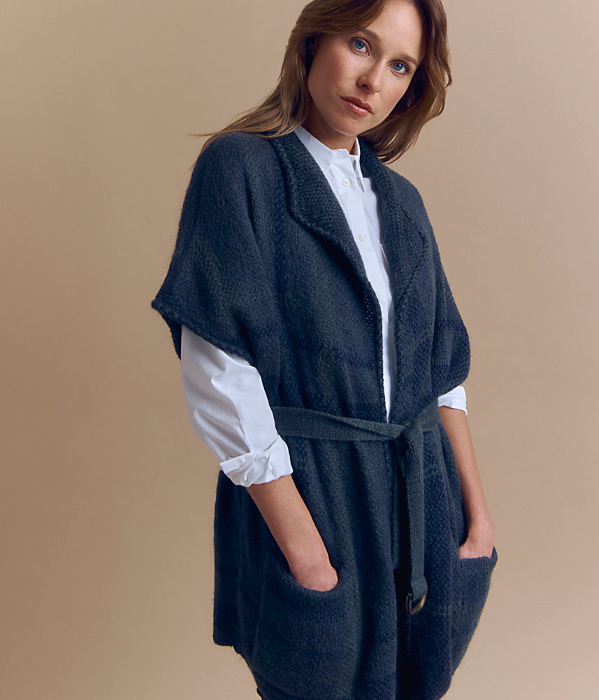 VIRTUAL mohair kimono jacket/84032/861